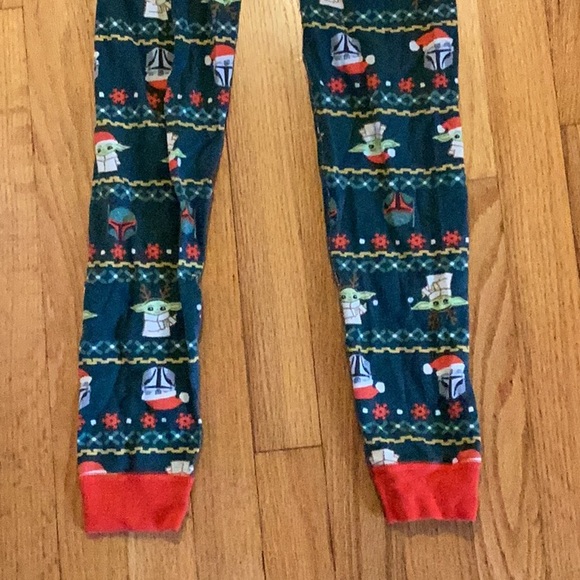 Hanna Andersson Star Wars The Mandalorian Long John Pajama Set size 10 - Picture 8 of 10